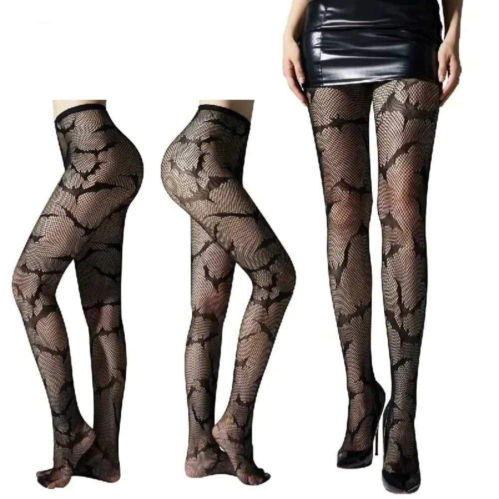Bat Fishnet Stockings