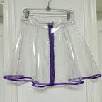 Crystal Clear TPU A-Line Mini Skirt