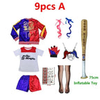 Harley-Inspired Girls Cosplay Costume Set