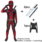 Deadpool-Inspired Cosplay Costume Set