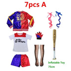 Harley-Inspired Girls Cosplay Costume Set