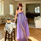 Glossy PVC Long Performance Dress