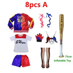 Harley-Inspired Girls Cosplay Costume Set