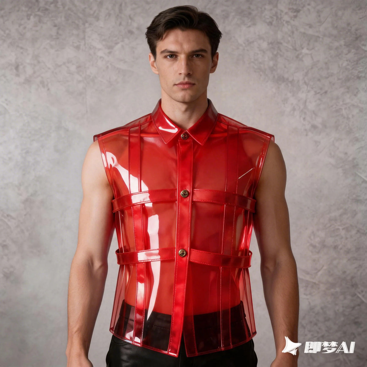 Transparent TPU Oversized Fashion Shirt