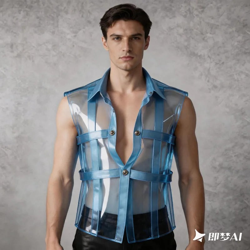 Transparent TPU Oversized Fashion Shirt