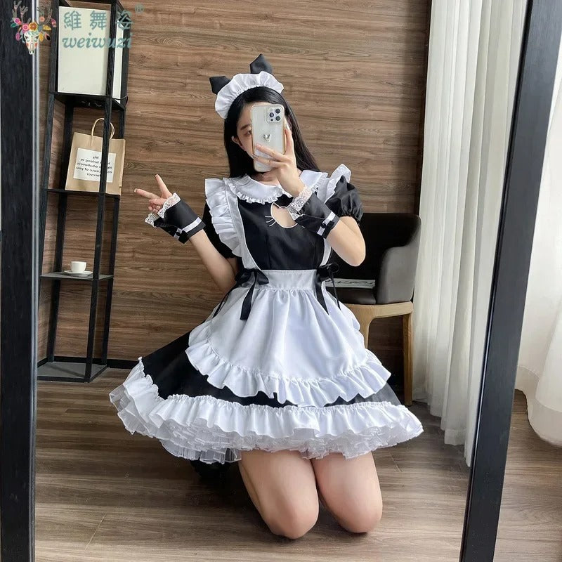 Japanese Kawaii Lolita Maid Costume