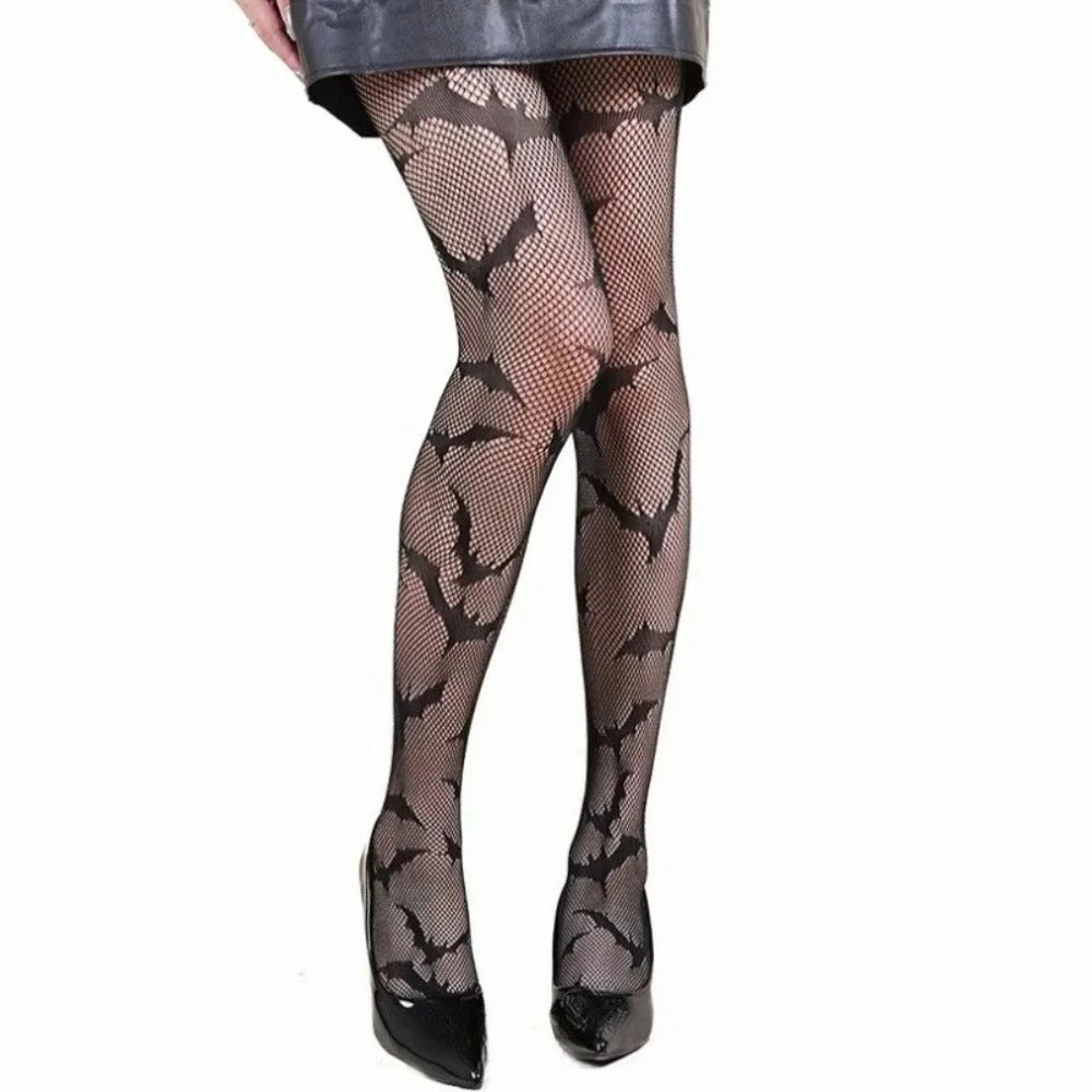 Bat Fishnet Stockings