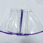 Crystal Clear TPU A-Line Mini Skirt