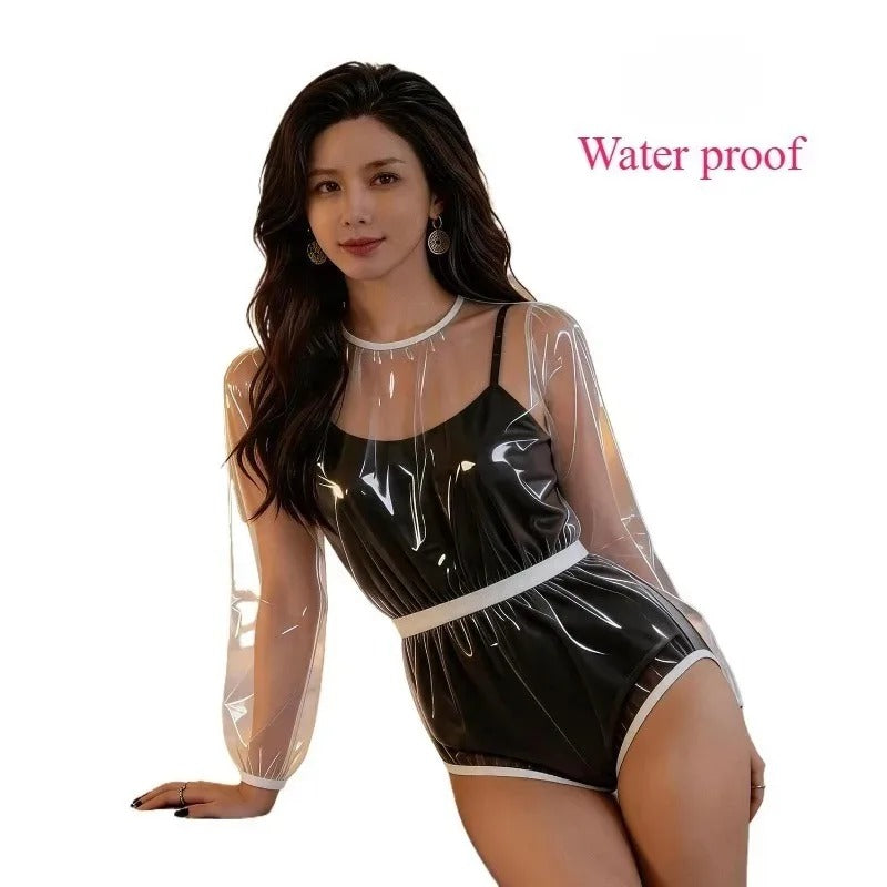 Transparent TPU Full-Body Jumpsuit