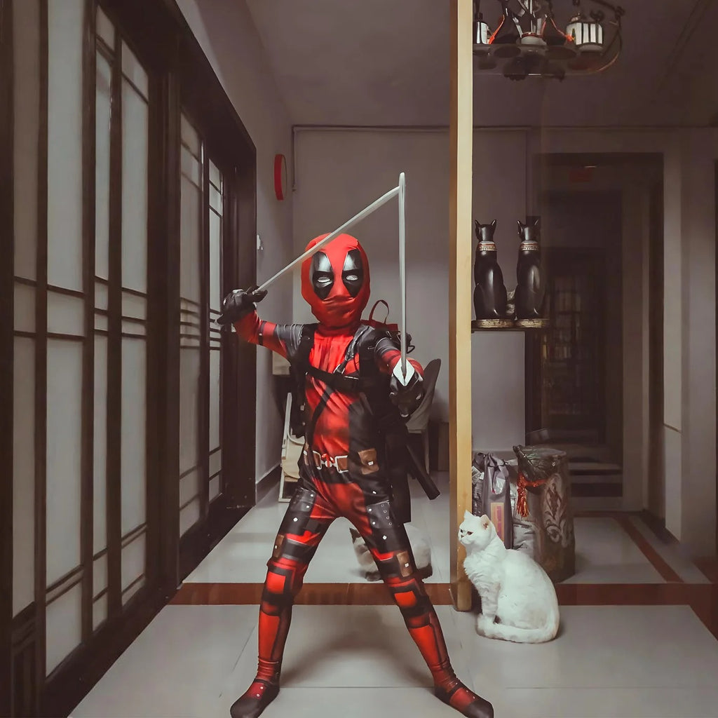 Deadpool-Inspired Cosplay Costume Set