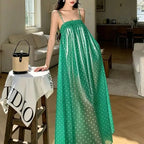 Glossy PVC Long Performance Dress